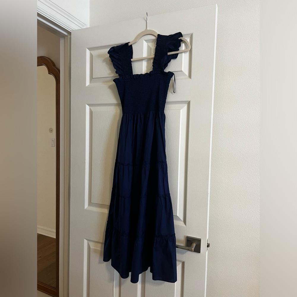 Hill House dress. Worn 1 x. Navy blue